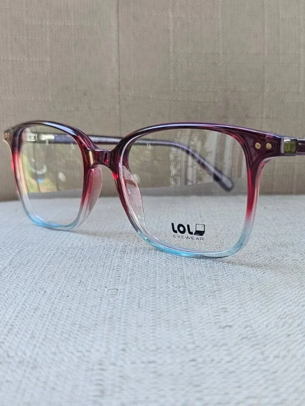LOL Laugh Out Loud Women Glasses Frame Red/Blue Eyewear LOL-45 Eyeglasses NWT B